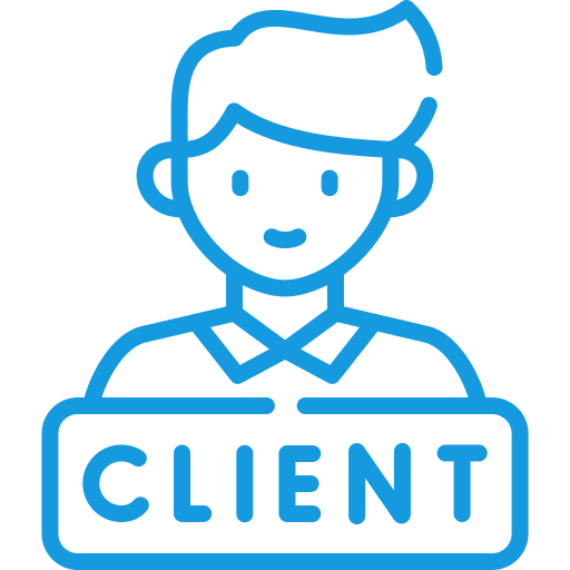 Image representing a client or customer in the digital marketing process.